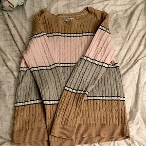 Croft & Barrow LARGE Neopolitan Sweater- NEW